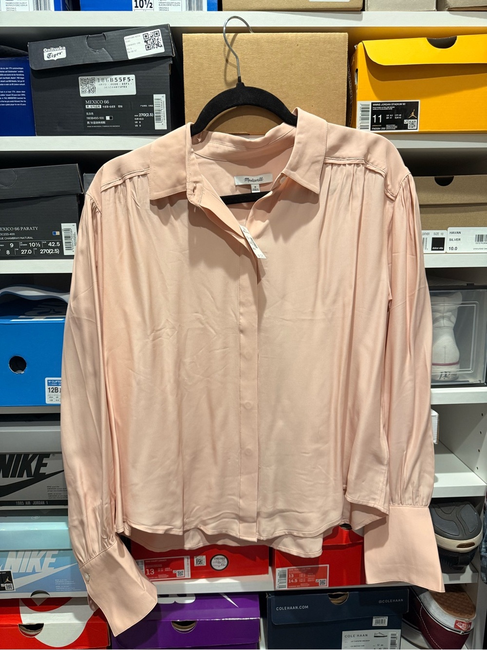 Madewell Light Blush Button-Down Shirt